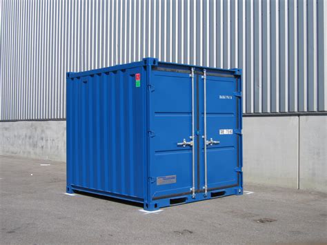 small metal shipping containers